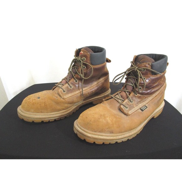 Red Wing Irish Setter 83614 Brown Leather Waterproof Steel Toe Work Boots Men 11 main image 10